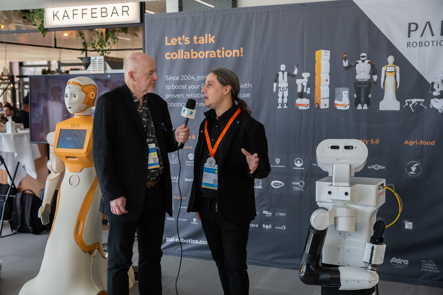 #ERF2023 Interview by Steve Doswell with Francesco Ferro (PAL Robotics)